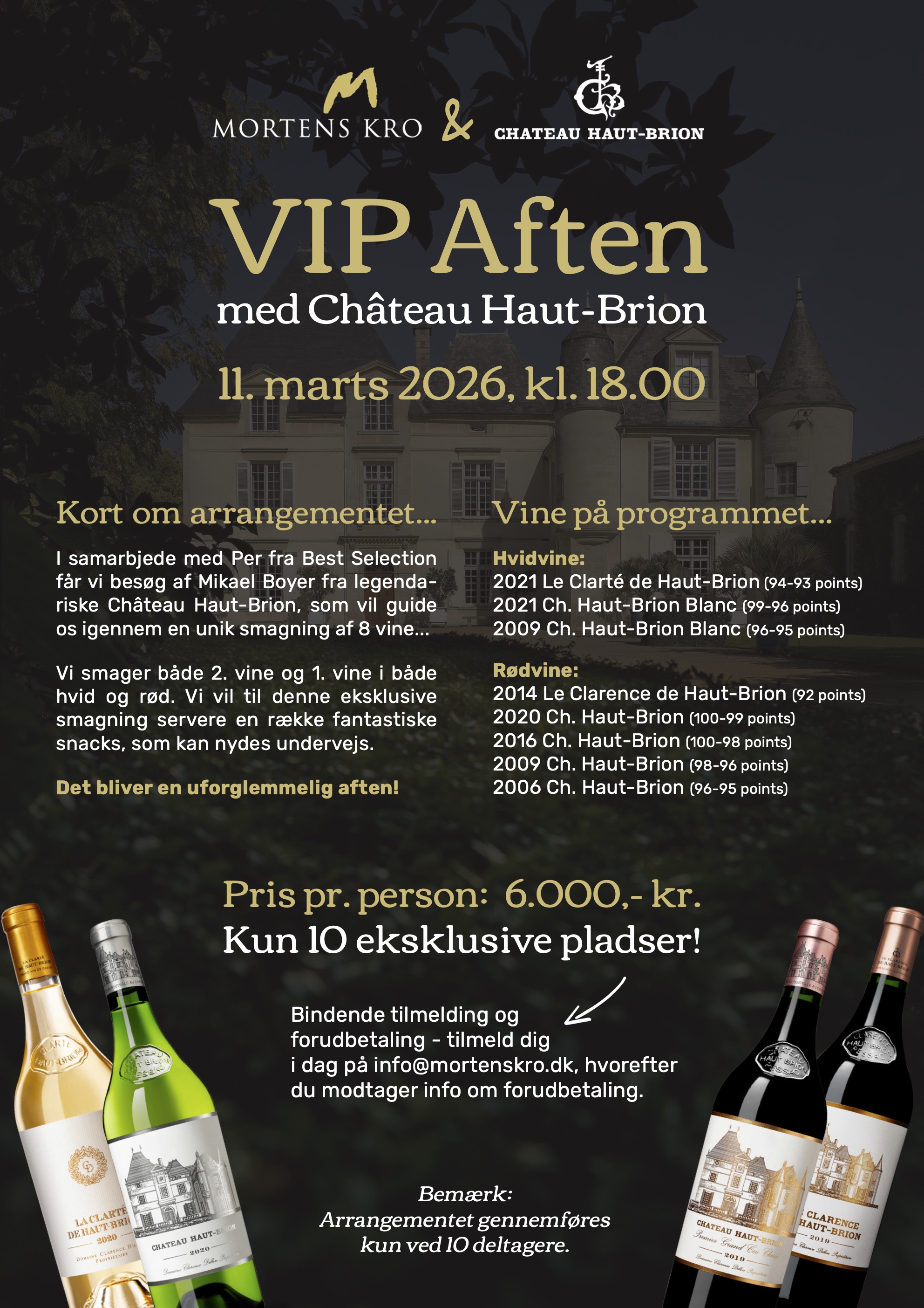 UNIK CHATEAU HAUT BRION SMAGNING